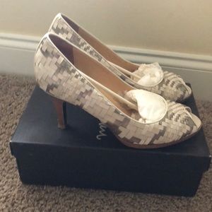 Cole haan woven heels
